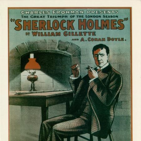 Poster of the play of Sherlock Holmes
